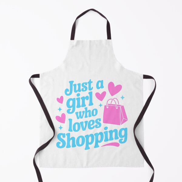 Item preview, Just a Girl Who Loves Shopping! designed and sold by PMCreative.