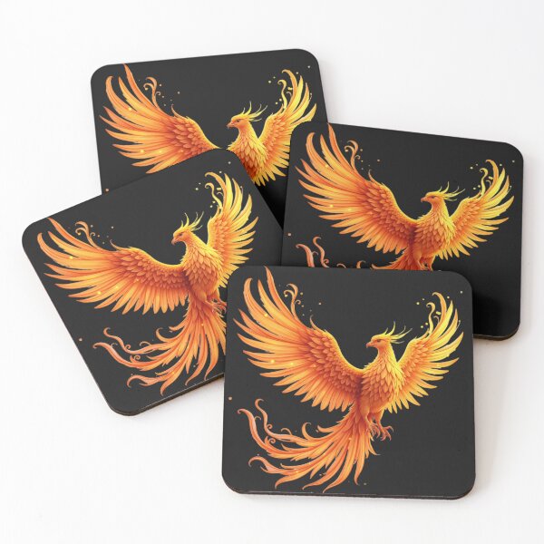 Item preview, Majestic Fiery Phoenix - Mythical Bird Art designed and sold by latelierdechris.