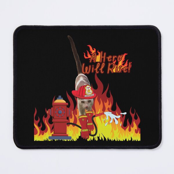 Item preview, Cat with a hard hat-A hero will rise designed and sold by HappyHavenStu.