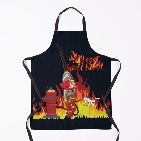 Item preview, Cat with a hard hat-A hero will rise designed and sold by HappyHavenStu.