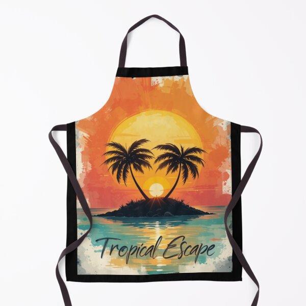 Item preview, Tropical Escape Dream - Relaxing Design with Palm Trees and Ocean designed and sold by ZENTIO.