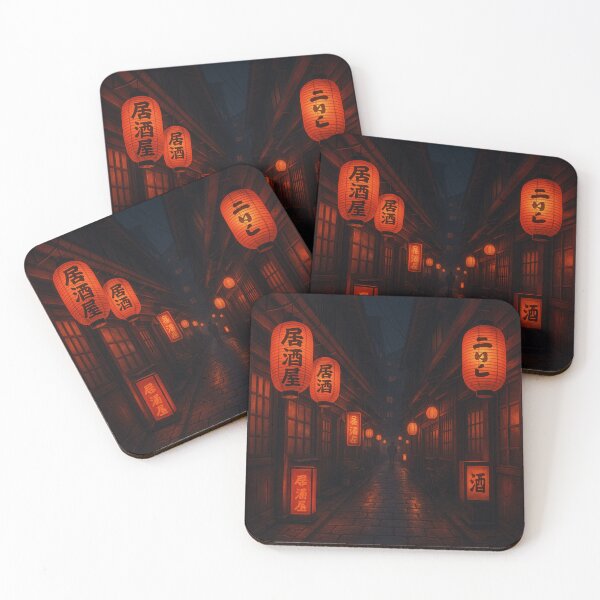 Item preview, Osaka Izakaya Alley – Red Lantern Nightwalk designed and sold by NihonKamonScape.