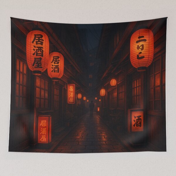 Item preview, Osaka Izakaya Alley – Red Lantern Nightwalk designed and sold by NihonKamonScape.