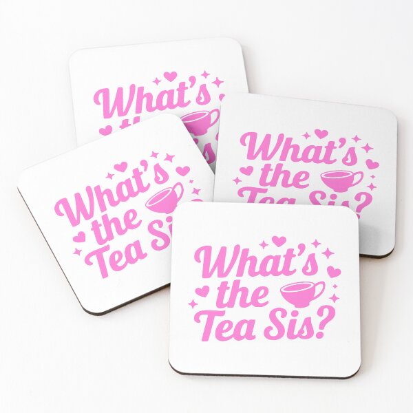Item preview, What's The Tea Sis? Pink Teacup designed and sold by PMCreative.