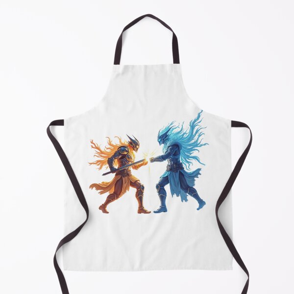 Item preview, Epic Elemental Duel - Fire vs Ice Warriors designed and sold by latelierdechris.