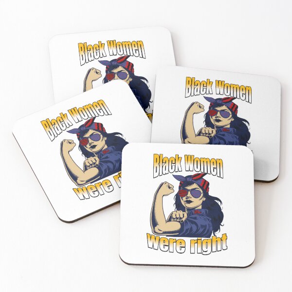 Item preview, Black Women Were Right  Patriotic Power Woman Art designed and sold by ArtDesignTp.