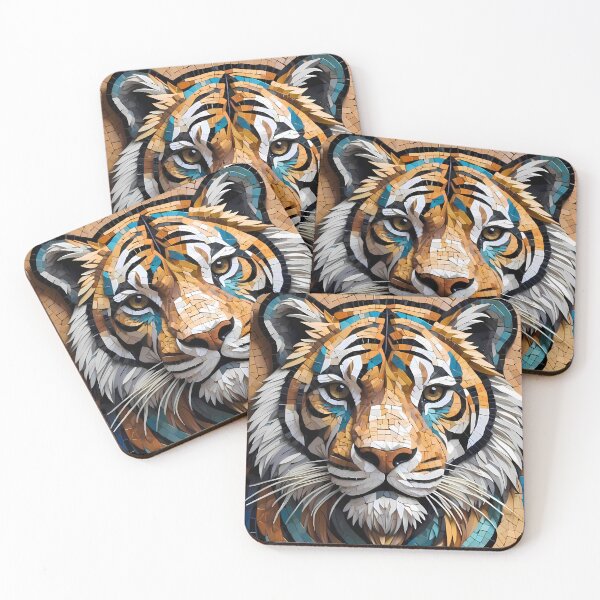Item preview, Unique Tiger Mosaics Gradient Diversity designed and sold by UDV11.