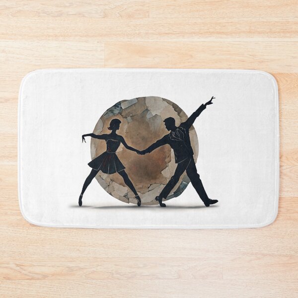 Item preview, West Coast Swing Dance Silhouettes Retro Design designed and sold by cglightNingART.