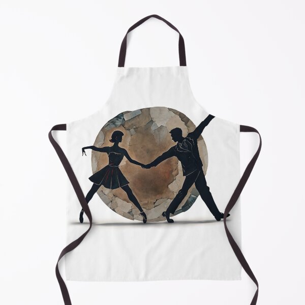 Item preview, West Coast Swing Dance Silhouettes Retro Design designed and sold by cglightNingART.