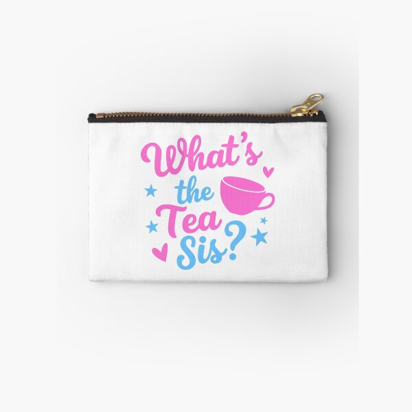 Item preview, What's the Tea Sis? Pink and Blue Girly designed and sold by PMCreative.