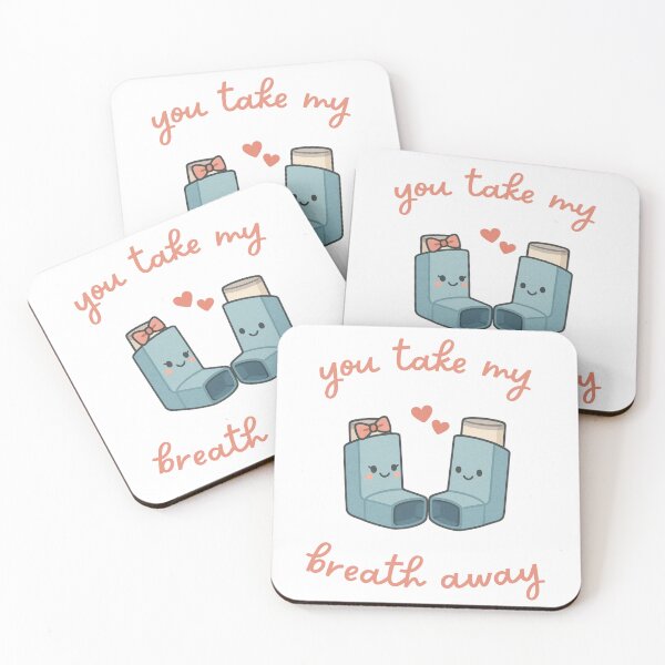 Item preview, Cute Asthma Inhalers - You Take My Breath Away designed and sold by Wheezy Kid.