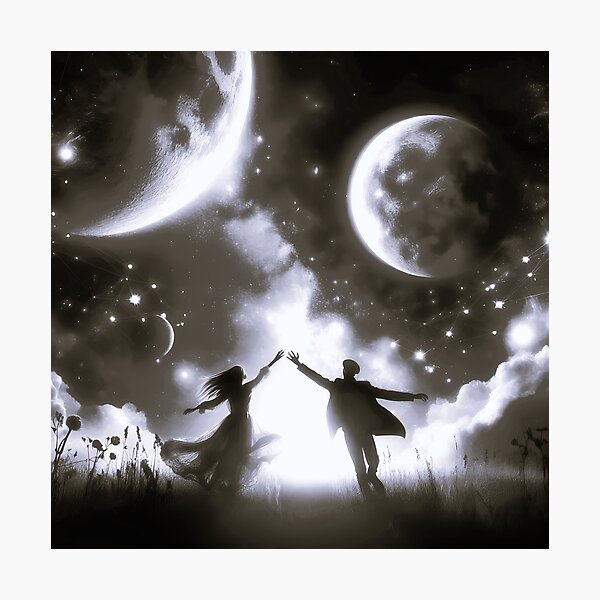 Item preview, Cosmic Connection: Lovers United by Moonlight designed and sold by Fantabulous.