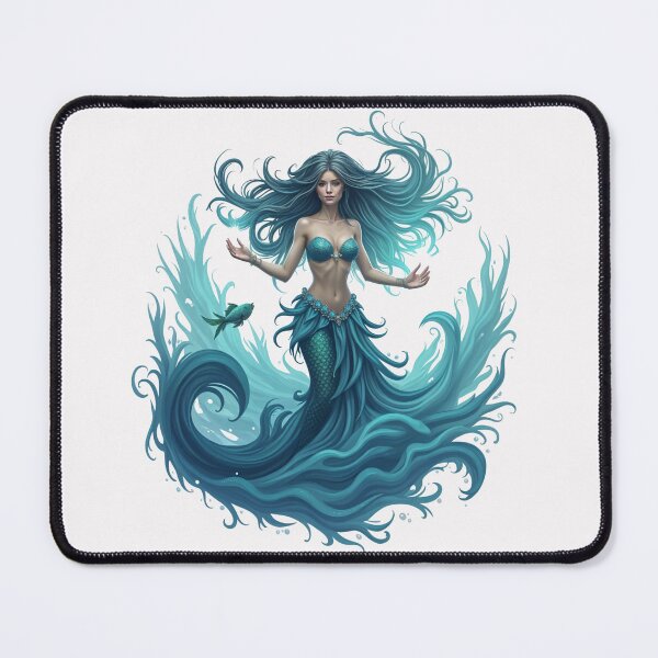 Item preview, Magical Mermaid Queen - Oceanic Fantasy Scene designed and sold by latelierdechris.