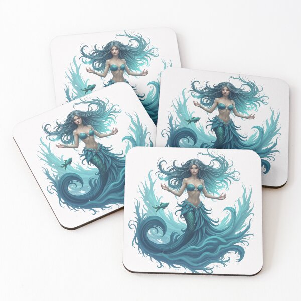 Item preview, Magical Mermaid Queen - Oceanic Fantasy Scene designed and sold by latelierdechris.