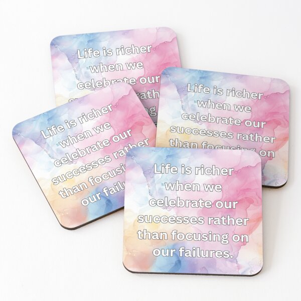 Item preview, Life is richer when we celebrate our successes rather than focusing on our failures designed and sold by FlutterByH.