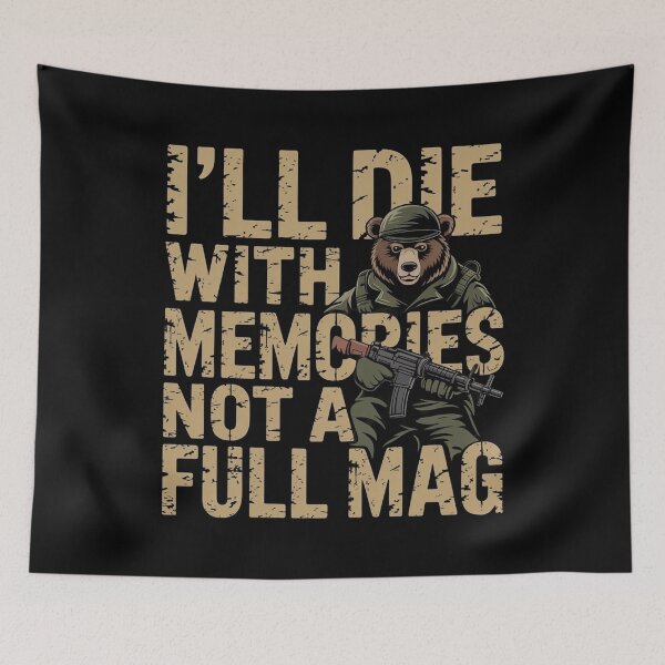 Item preview, I`ll Die With Memories Not A Full Mag designed and sold by Redgiant87x.