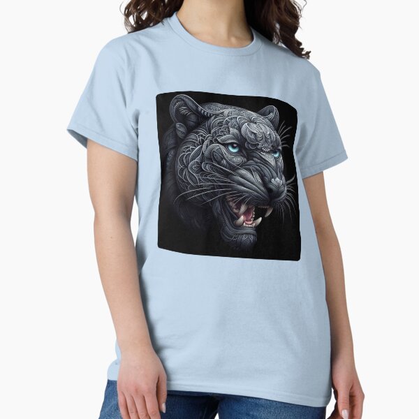Artikel-Vorschau von Pantherkopf-Mandala-Design – Leistungsstarke KI-Kunst für Kleidung, Accessoires und tierinspirierte Produkte, designt und verkauft von knalpot-design.