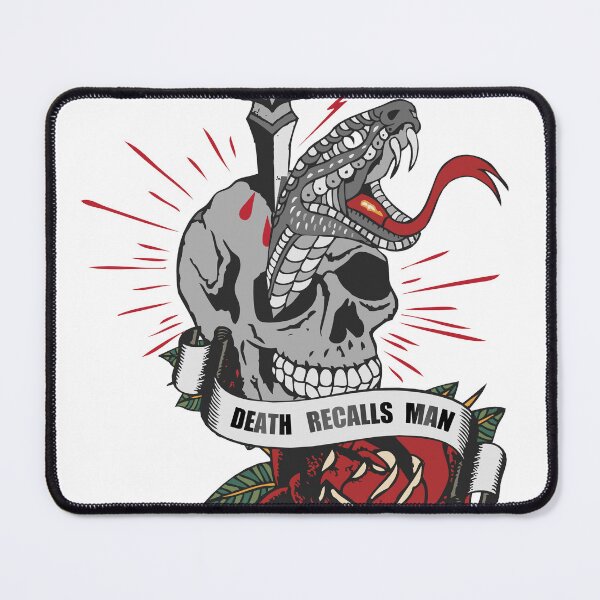 Item preview, tattoo skulls old school crane death recalls man designed and sold by Achille3777.