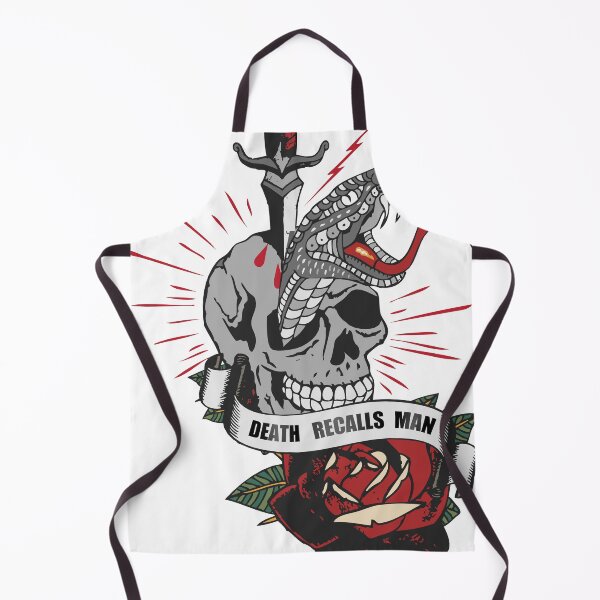 Item preview, tattoo skulls old school crane death recalls man designed and sold by Achille3777.