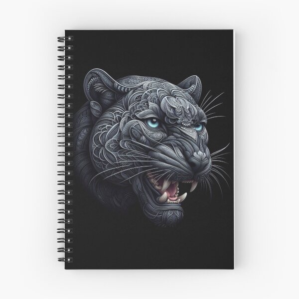 Item preview, Panther Head Mandala Design – Powerful AI Art for Clothing, Accessories & Animal-Inspired Products designed and sold by knalpot-design.