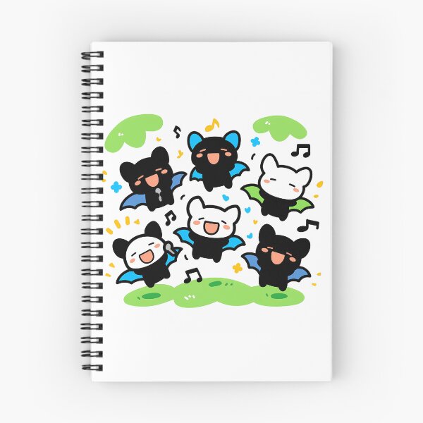 Item preview, Cute bats singing together designed and sold by Elinotes.