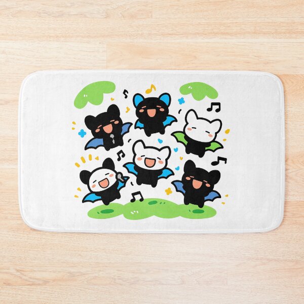 Item preview, Cute bats singing together designed and sold by Elinotes.