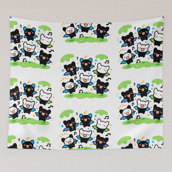 Item preview, Cute bats singing together designed and sold by Elinotes.