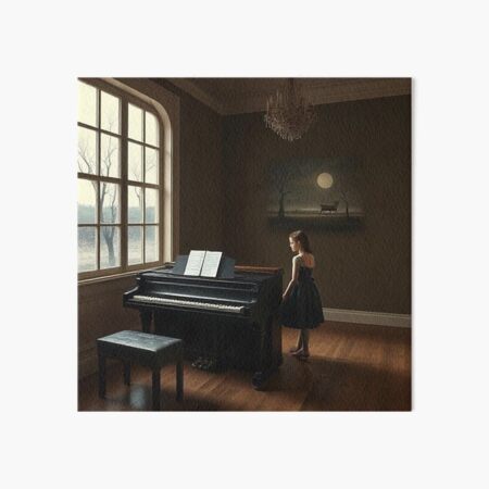 Aperçu de l'œuvre fille et piano créée et vendue par Terry Collett.