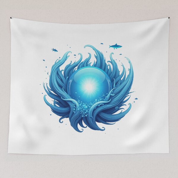 Item preview, Radiant Sphere Illuminating Mystical Ocean Depths designed and sold by latelierdechris.