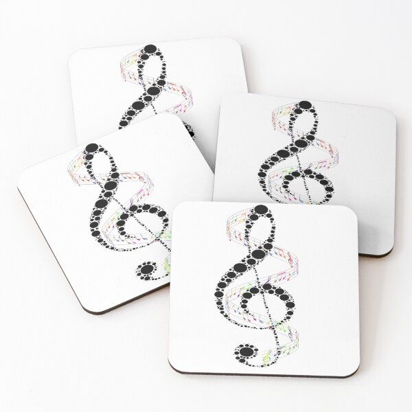 Item preview, Clef neon music notes designed and sold by LiskoDesign.