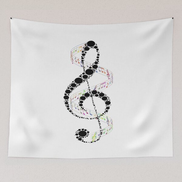 Item preview, Clef neon music notes designed and sold by LiskoDesign.