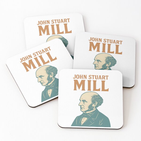 Item preview, John Stuart Mill - Philosophy Retro Design designed and sold by MPAlex.