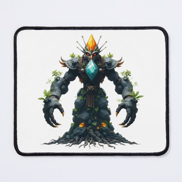 Item preview, Crystal-Clad Earth Guardian with Elemental Power designed and sold by latelierdechris.