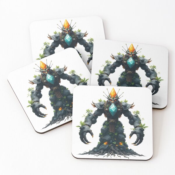 Item preview, Crystal-Clad Earth Guardian with Elemental Power designed and sold by latelierdechris.