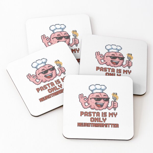 Item preview, Pasta Neurotransmitter Meme – Pixel Art Brain designed and sold by Kalynstore.