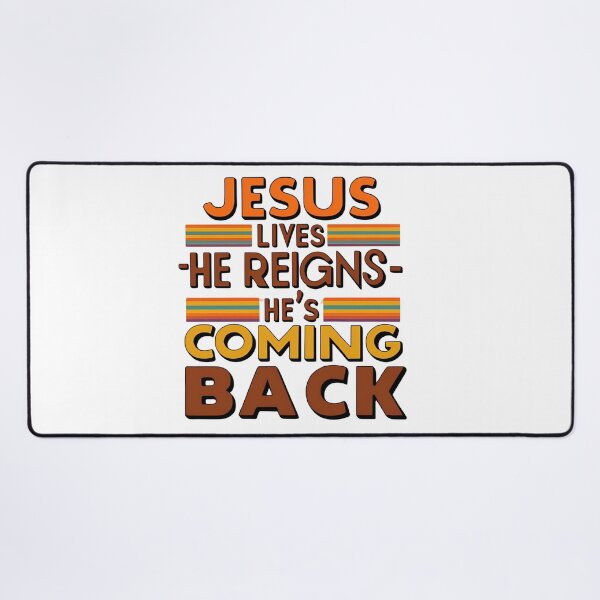 Item preview, Jesus Lives – He Reigns – He’s Coming Back designed and sold by BlessedHandsDesigns.