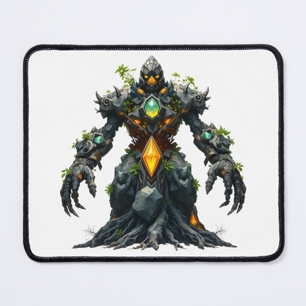 Item preview, Ancient Earth Titan with Glowing Crystals and Foliage designed and sold by latelierdechris.