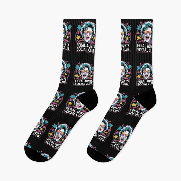 Item preview, Feral Aunts Social Club - A perfect funny gift for wild aunts, cool sisters, and anyone who loves laughter, chaos, and family fun. designed and sold by ZyziowskyArt.