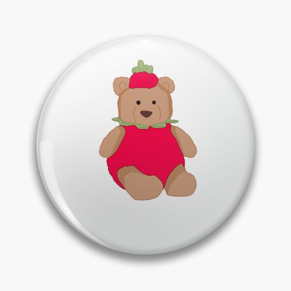 Item preview, bartholomew strawberry bear designed and sold by arielle1811.