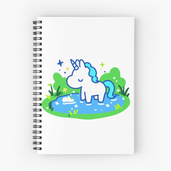 Item preview, A unicorn resting by a forest lake designed and sold by Elinotes.