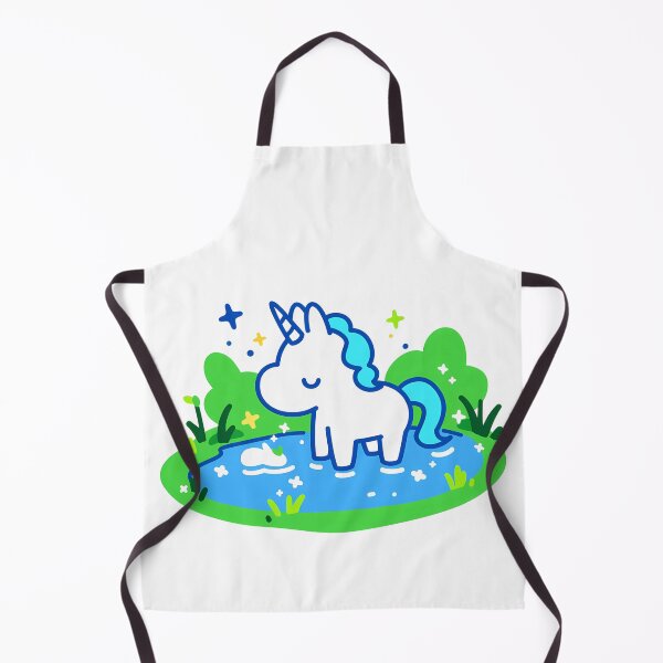 Item preview, A unicorn resting by a forest lake designed and sold by Elinotes.