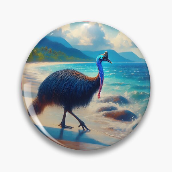 Item preview, Cassowary Art #19 | Cassowary Lovers designed and sold by ksgraphics222.