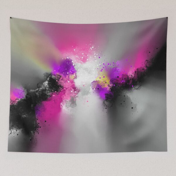 Item preview, Prodigy - Purple Pink Black Abstract designed and sold by Joey Santiago.