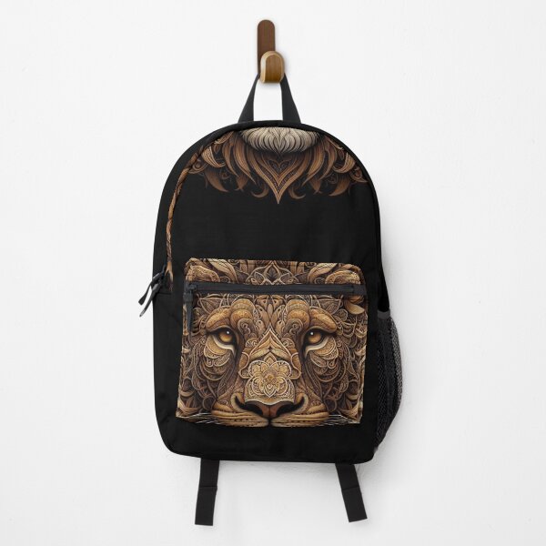 Item preview, Lion Head Mandala Design – Bold AI Artwork for Clothing, Accessories & Animal-Inspired Fashion and Gifts designed and sold by knalpot-design.