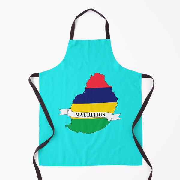 Item preview, Flag map of Mauritius designed and sold by visual adventures.