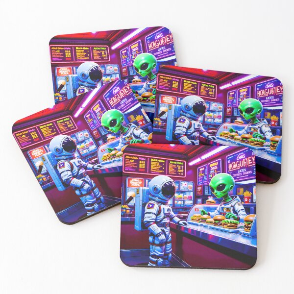 Item preview, Galactic Fast Food: Astronaut's Cosmic Burger Adventure designed and sold by Fantabulous.