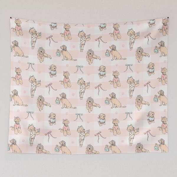 Item preview, Golden doodle hand drawn pattern designed and sold by designsbyjenicagoertz.