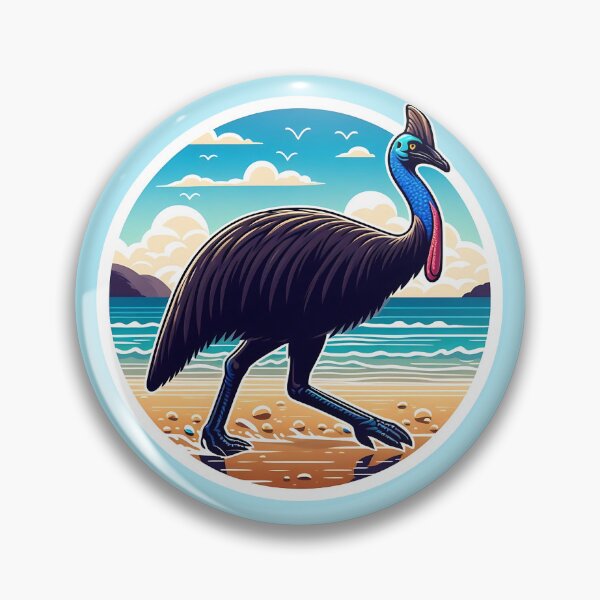 Item preview, Cassowary Art #20 | Cassowary Lovers designed and sold by ksgraphics222.