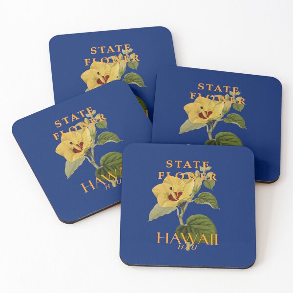 Item preview, Hawaii Territory Flower The Hibiscus tiliaceus designed and sold by taiche.
