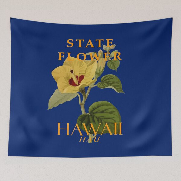 Item preview, Hawaii Territory Flower The Hibiscus tiliaceus designed and sold by taiche.